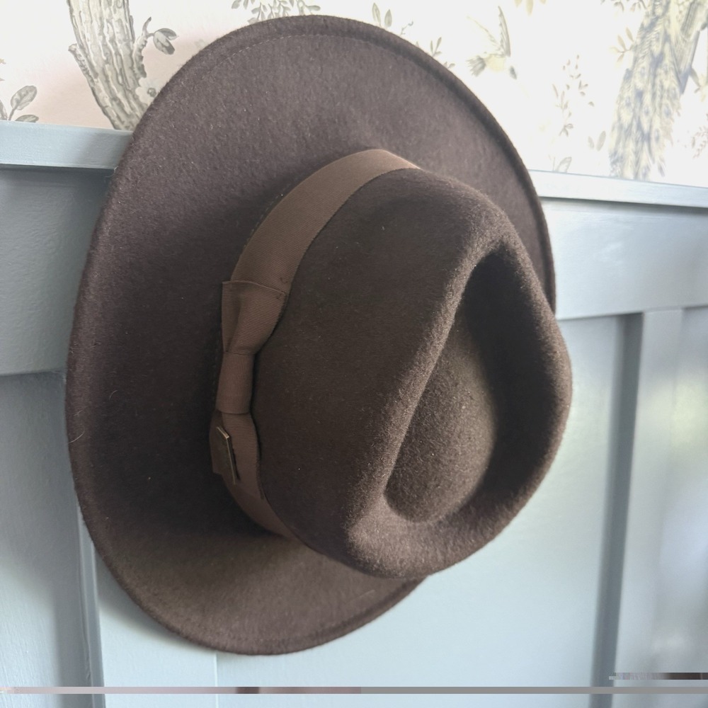Indiana Jones 2008 Wool Fedora Hat Felted XL Brown Lucasfilm 23" Wide Brim - Picture 1 of 8